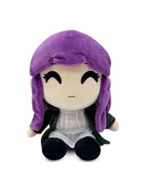 Peluche Fern 22 cm de Frieren con cabello morado y sonrisa.