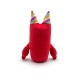 Peluche rojo de Banban con orejas multicolores