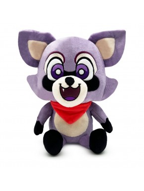 Peluche Rambley violet avec écharpe rouge, Youtooz.