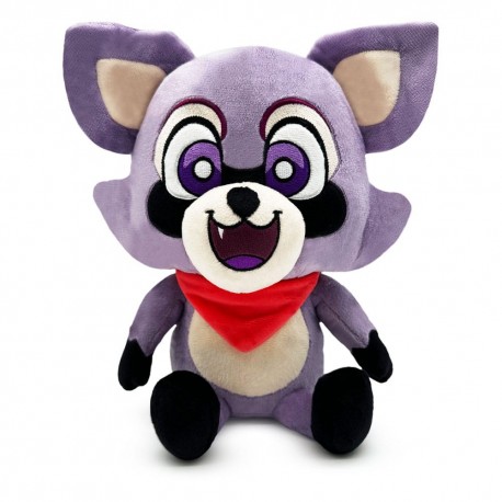 Peluche Rambley violet avec écharpe rouge, Youtooz.