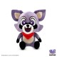 Peluche Rambley violet avec écharpe rouge, Youtooz.