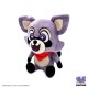 Peluche Rambley violet avec écharpe rouge, Youtooz.