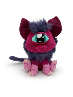 Peluche Vorg de Invincible, color morado y fucsia.