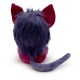 Peluche Vorg de Invincible, color morado y fucsia.