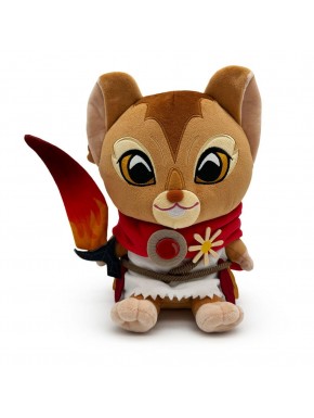 Peluche Magic the Gathering Mabel avec cape rouge et épée enflammée