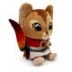 Peluche Magic the Gathering Mabel avec cape rouge et épée enflammée