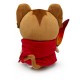 Peluche Magic the Gathering Mabel avec cape rouge et épée enflammée