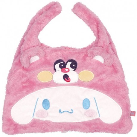 Bolsa Cinnamoroll Sanrio rosa com design Skater