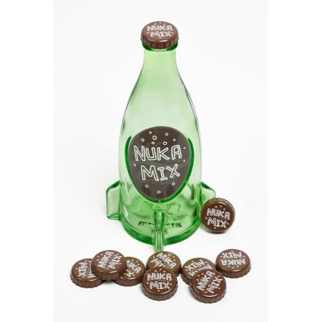 Botella de vidrio Fallout Nuka Mix con tapones