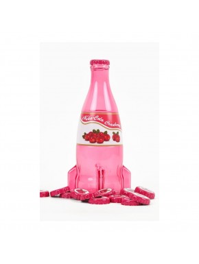 Botella rosa Fallout con tapones Nuka Cola Cranberry