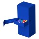 Estojo azul Twin Flip'n'Tray com bandejas removíveis para cartas