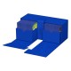 Estojo azul Twin Flip'n'Tray com bandejas removíveis para cartas