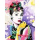 Kit de Peinture par Numéros Audrey Hepburn CreArt 30 x 40 cm par Ravensburger