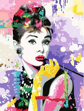 Kit de peinture Audrey Hepburn CreArt par Ravensburger