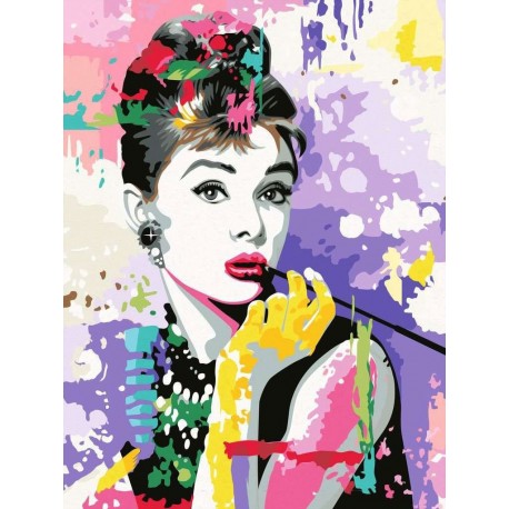 Set de pintar Audrey Hepburn CreArt de Ravensburger