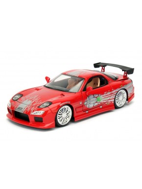 Modelo a escala 1/24 Mazda RX-7 1993 rojo de A Todo Gas