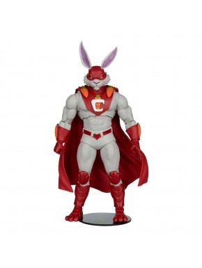 Figura de Captain Carrot de DC Multiverse que brilla en la oscuridad, 18 cm.