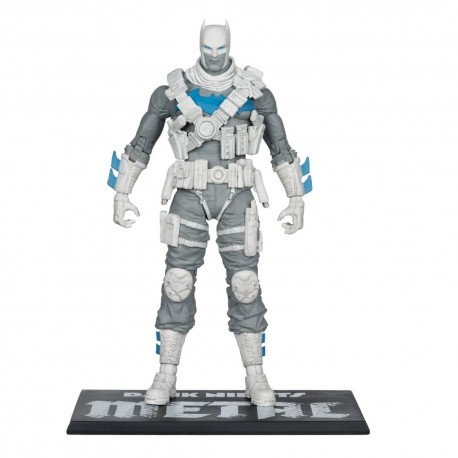 Figurine The Grim Knight Black & White Accent de DC Multiverse 18 cm
