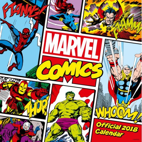 Calendar wall 2018 Marvel Comics