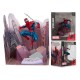 Estatua de Spider-Man de Marvel PVC 1/10 sobre diorama
