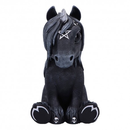 Figura Culticorn negra de 24 cm, detalles góticos