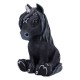 Figura Culticorn negra de 24 cm, detalles góticos