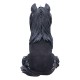 Figura Culticorn negra de 24 cm, detalles góticos