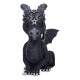 Figura negra de dragón Lucifly de Cult Cuties en poliresina