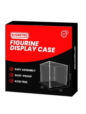 Caja de exhibición acrílica modular Evoretro de 30 cm
