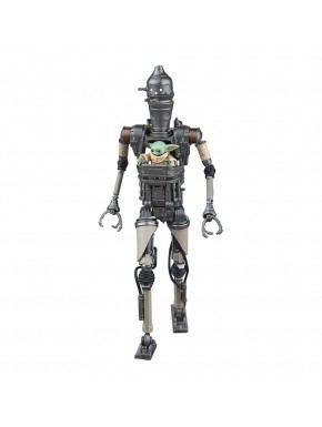 Figurines IG-12 et Grogu de Star Wars Black Series.