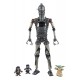 Figurines IG-12 et Grogu de Star Wars Black Series.
