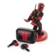 Auriculares y mini-soporte estilo Deadpool