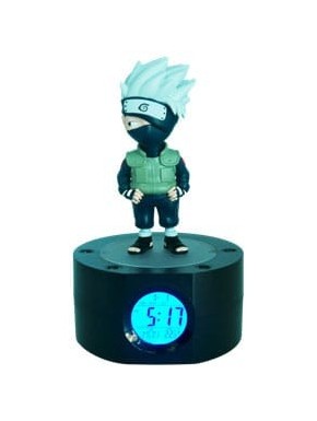 Despertador Naruto Shippuden con luz Kakashi 18 cm