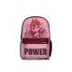 Mochila rosa de Chainsaw Man con diseño de Power