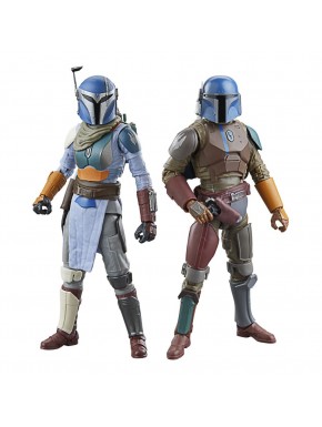 Deux figurines Mandalorian Shriek-Hawk Trainers de la Black Series