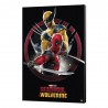 Pôster de Madeira Marvel Deadpool & Wolverine 01 Action 35 x 50 cm