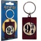 Keychain metal Platform 9 and 3/4 Harry Potter Vintage