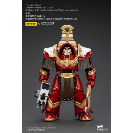 Figura coleccionable Warhammer Sekhmet Terminator con armas
