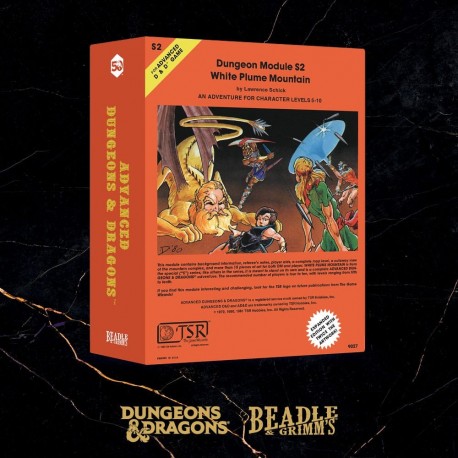 Space Pack Module Classique White Plume Mountain avec dés et cartes