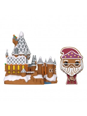 Figura Funko POP! Dumbledore y Hogwarts 9 cm