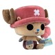 Peluche Jumbo Tony Tony Chopper com chapéu rosa e algodão doce