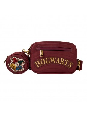 Bandolera Sling Gryffindor burdeos con detalles dorados de Harry Potter