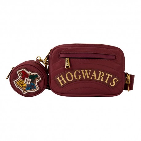 Bandolera Sling Gryffindor burdeos con detalles dorados de Harry Potter