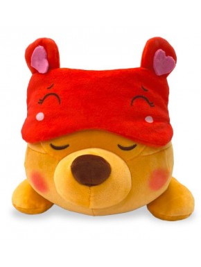 Peluche de Winnie the Pooh con mascarilla roja