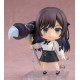 Figura articulada Nendoroid Alina Clover com maça roxa.