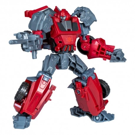 Figurine Ironhide de Transformers en modes robot et véhicule.