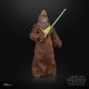 Figura Jedi Master Kelnacca con sable de luz verde.