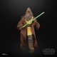 Figura Jedi Master Kelnacca con sable de luz verde.
