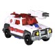 Figura Autobot Red Alert de 18 cm em modo robô e veículo.