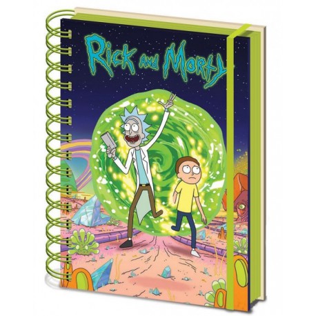 Notebook Premium A5 Ricky and Morty